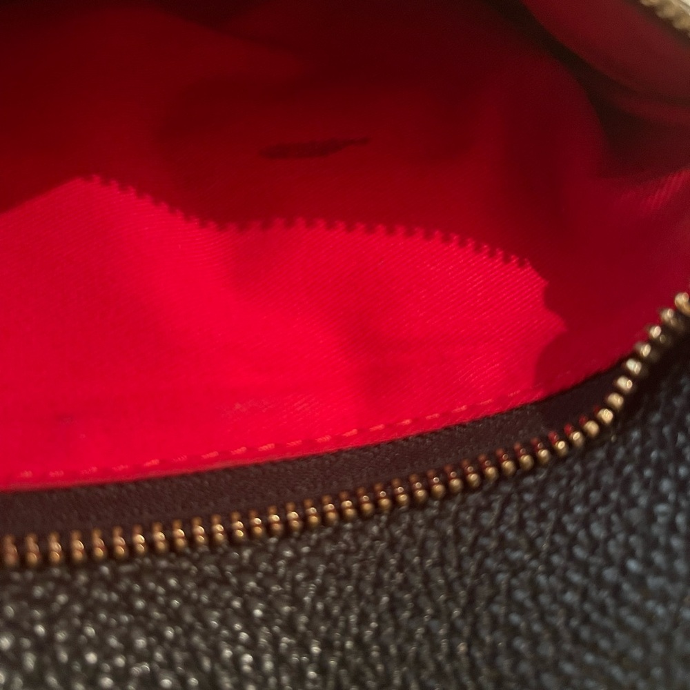 Dooney & Bourke Black Pebbled Leather Crossbody Purse Vintage M0987440 - Picture 11 of 16